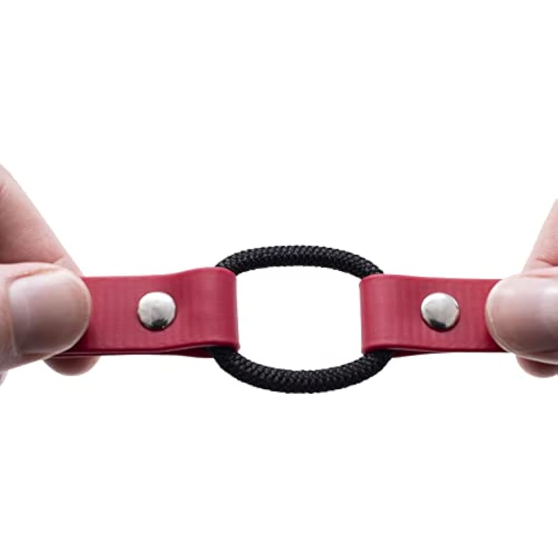 Educator Bungee Dog Collar – 3/4" Waterproof Biothane – Red