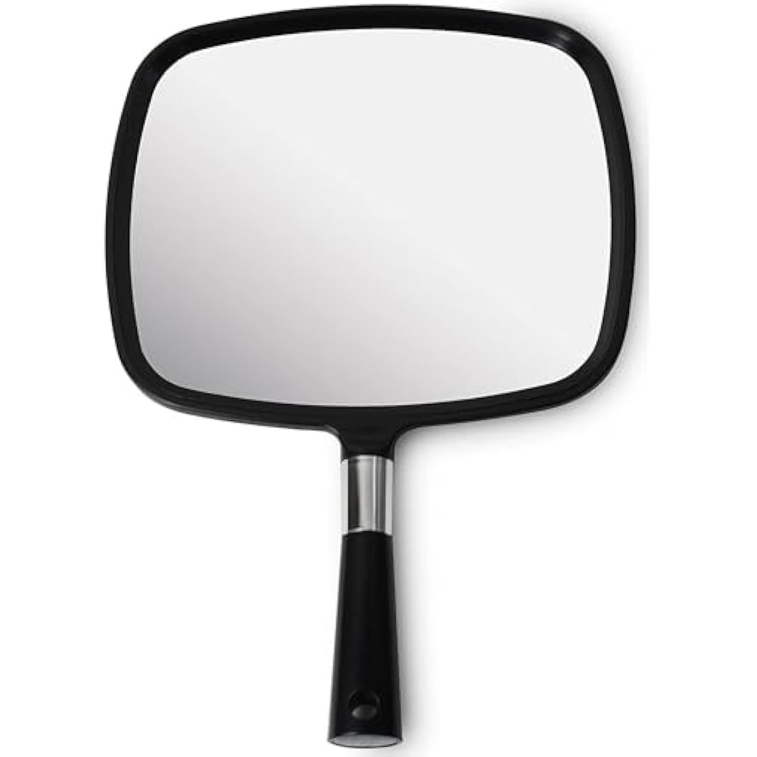Mirrorvana Large Handheld Mirror with Handle - Black 5-Pack Bulk Set