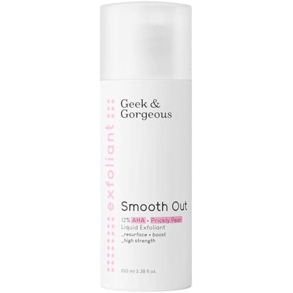 Geek & Gorgeous Smooth Out 12% AHA + Cactus Liquid Exfoliant - 100ml