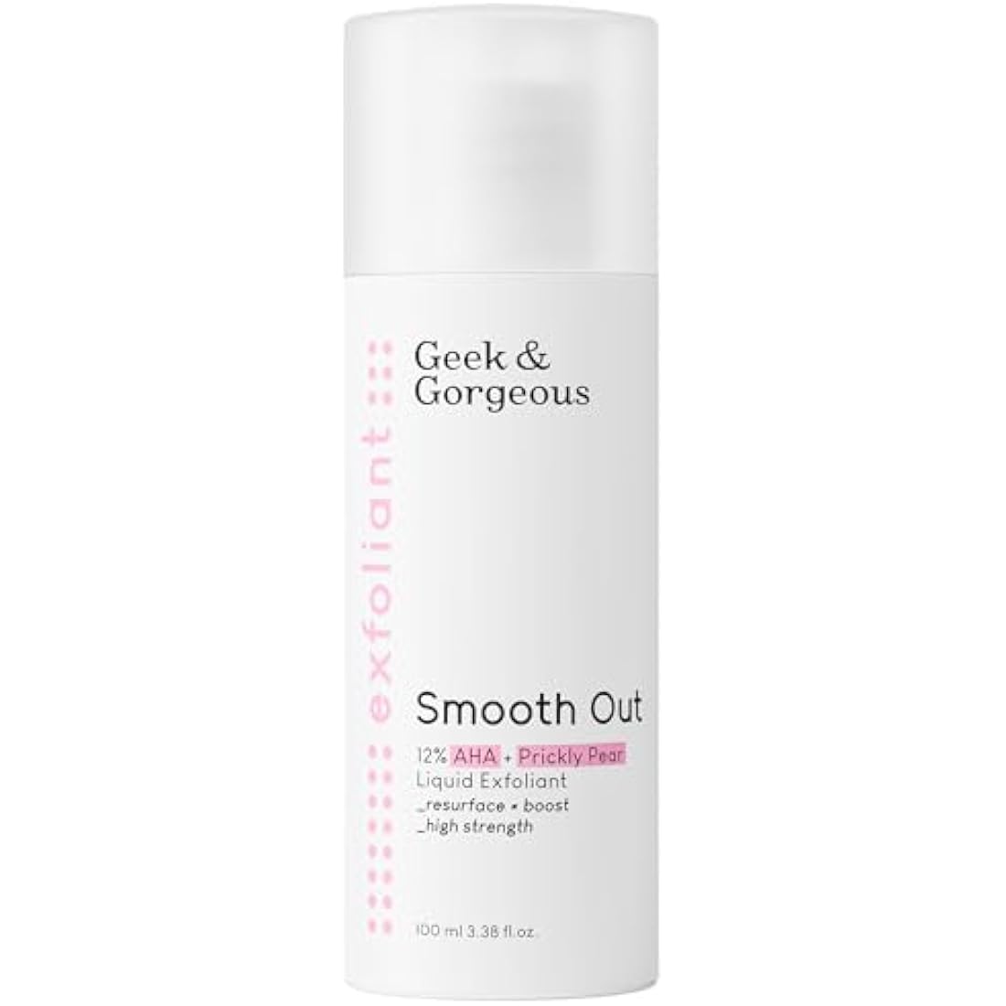 Geek & Gorgeous Smooth Out 12% AHA + Cactus Liquid Exfoliant - 100ml