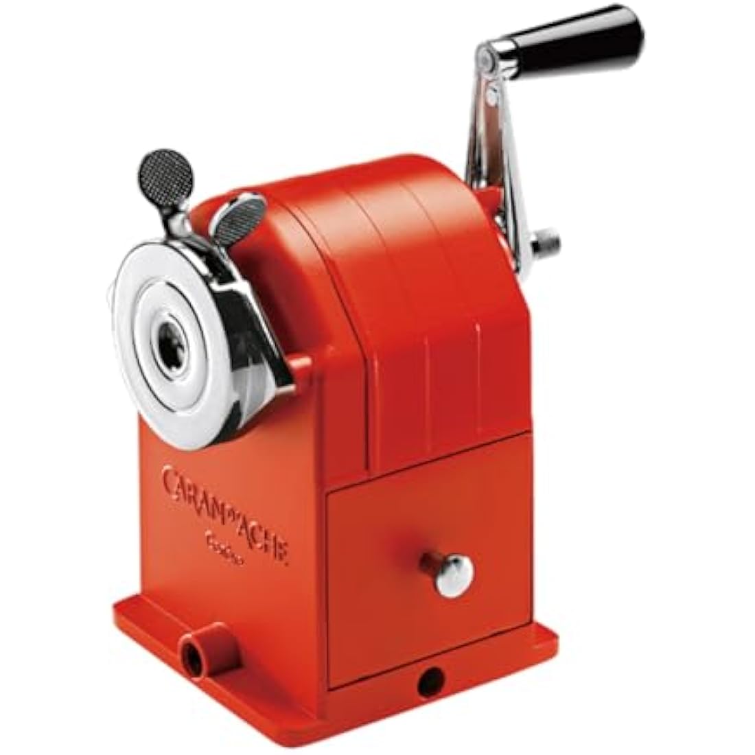 Caran d'Ache Metal Pencil Sharpener for 4-10mm Pencils – Red Edition