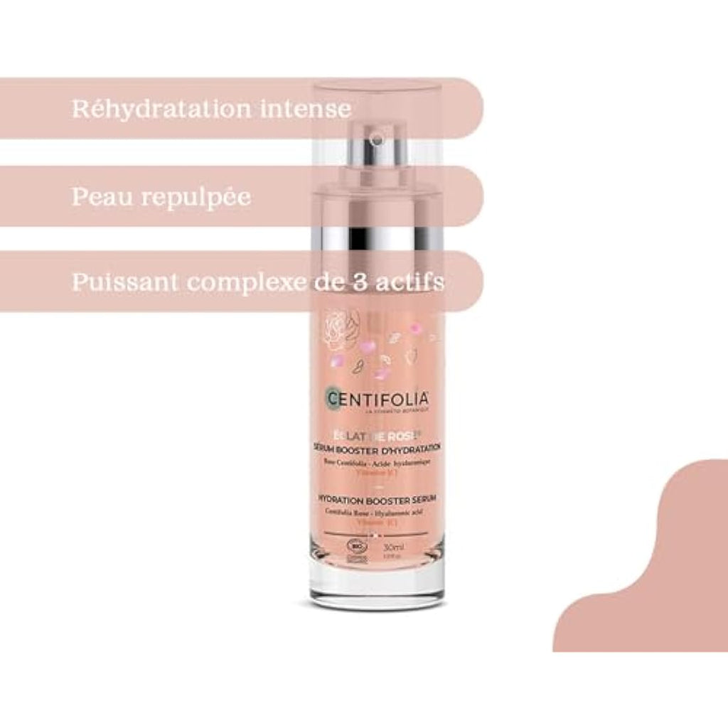 Centifolia Éclat de Rose Sérum Booster d'Hydratation Bio - 30ml