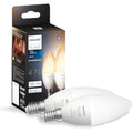 Philips Hue White Ambiance Smart LED Bulbs – E14 2-Pack Dimmable