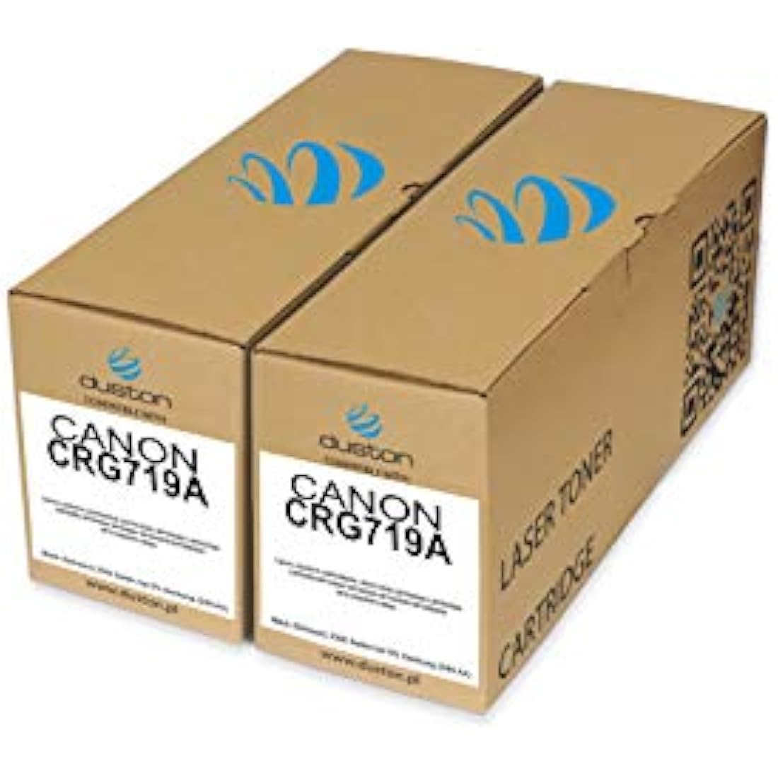 Duston 2-Pack CRG719A Black Toner Compatible with Canon LBP251dw 6300dn