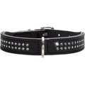 Hunter Nappa Leather Dog Collar – Soft Rhinestone Petit for Small Dogs