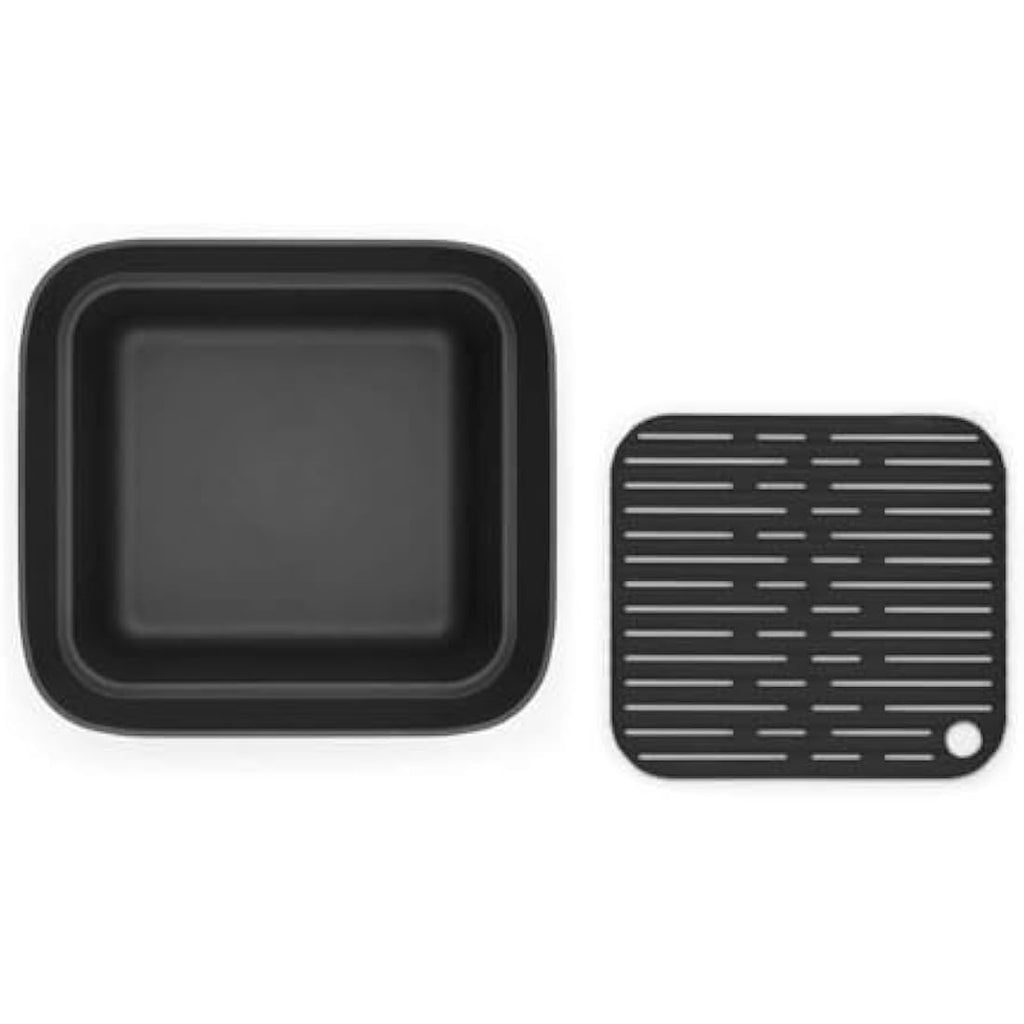 Brabantia Washing Up Bowl with Draining Tray – Dark Grey Sink Basin