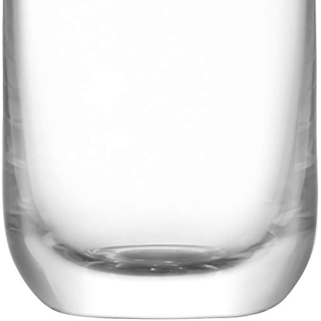 LSA International Borough Highball Glasses - 420ml Clear Crystalline - Set of 4