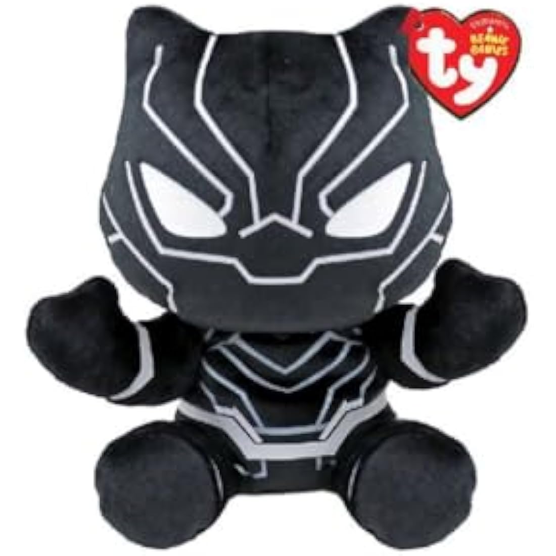 Ty Black Panther Marvel Avengers Beanie Baby – Collectible Plush Toy