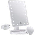 FASCINATE LED Makeup Vanity Mirror – 10X Magnification & 180° Rotation