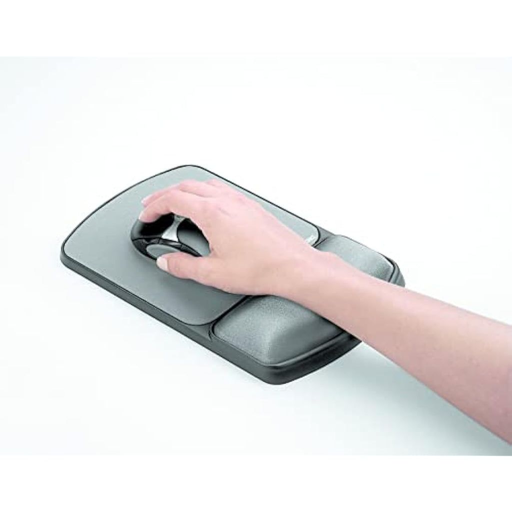 Fellowes Premium Gel Mouse Mat with Wrist Support - Graphite