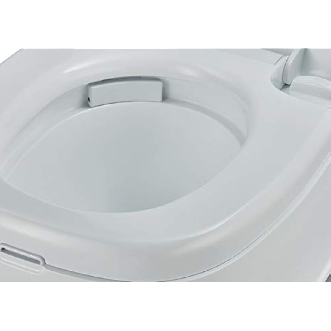 Enders Supreme Portable Camping Toilet with Piston Pump – White