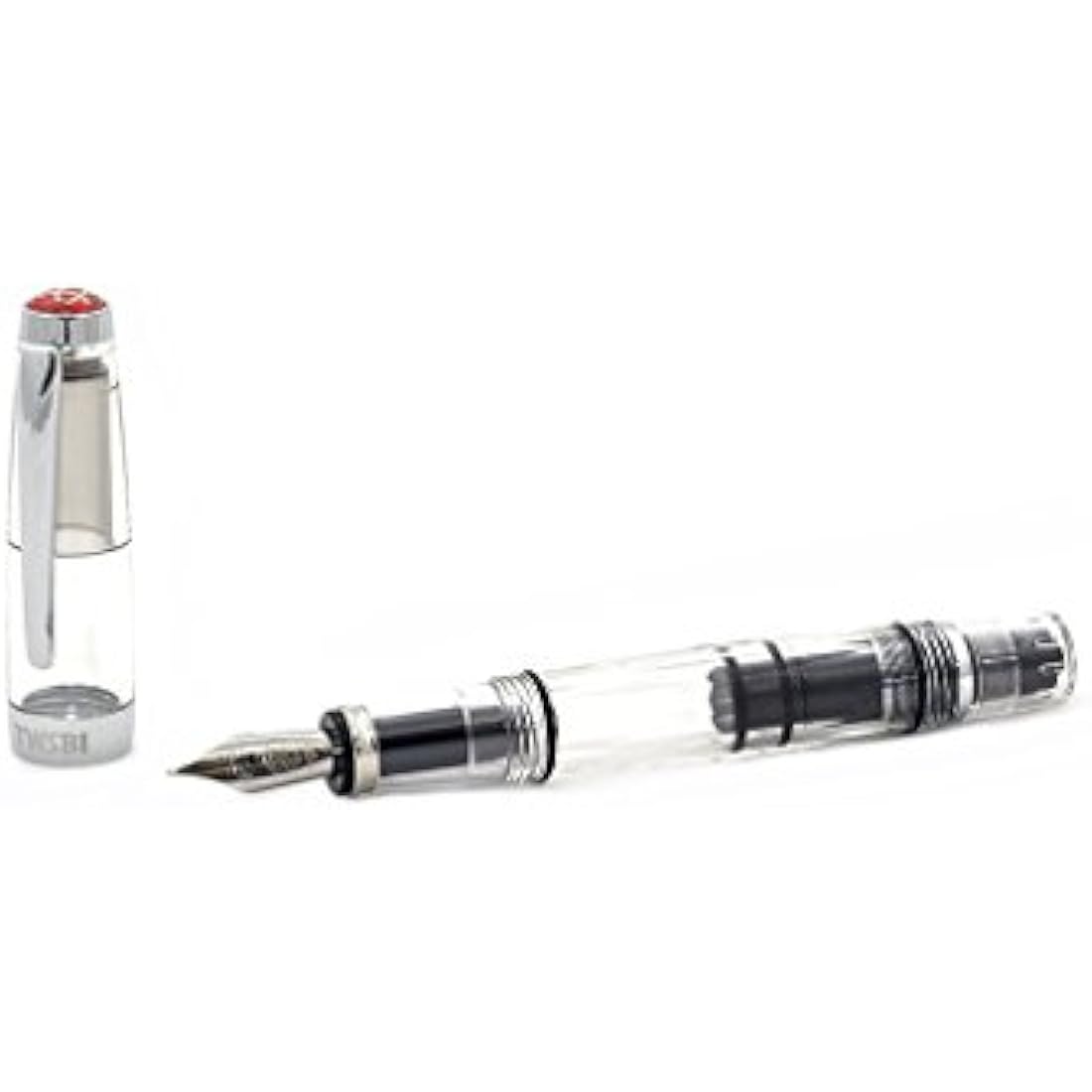 TWSBI Diamond Mini Clear Fountain Pen – Stub 1.1 Nib Writing Instrument