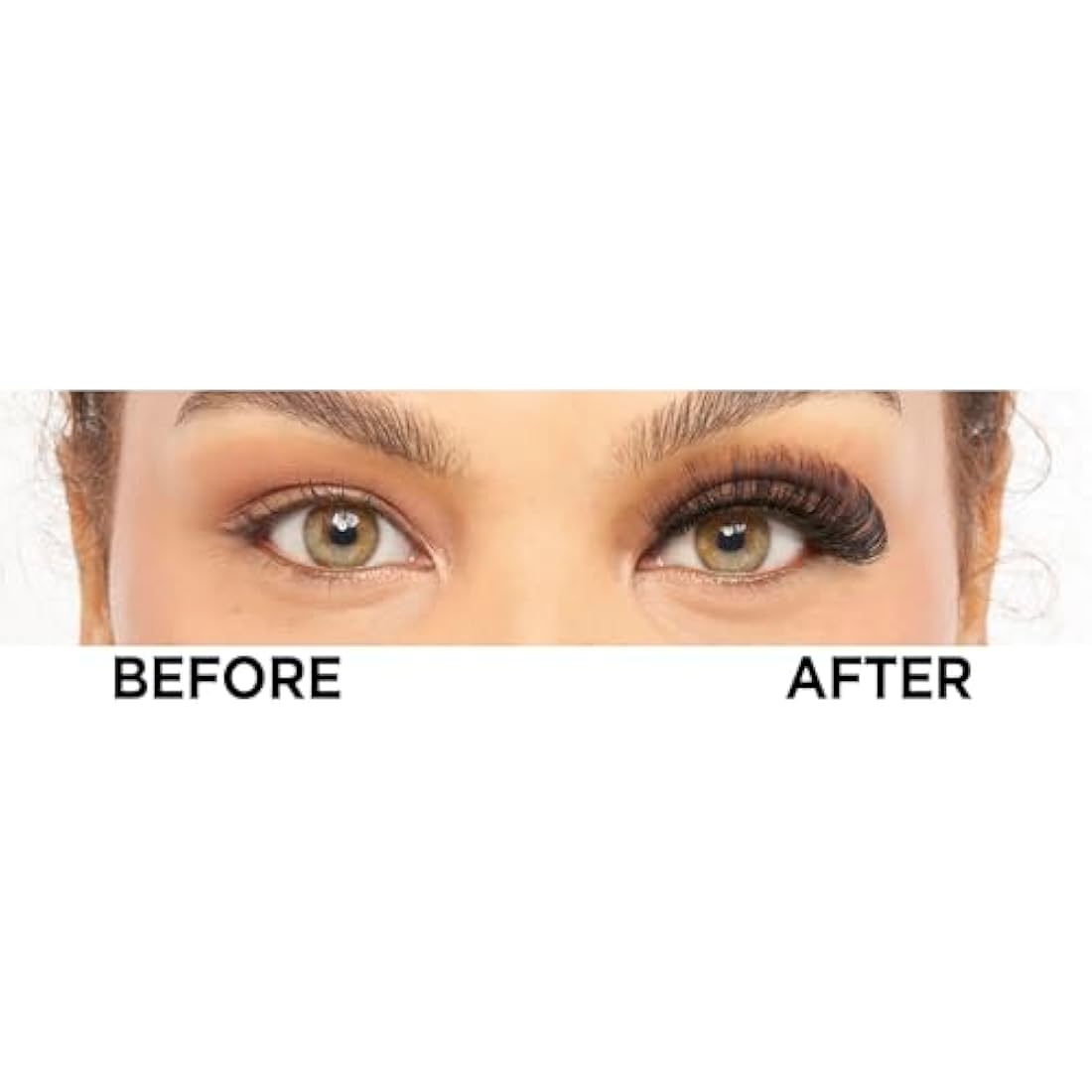 Eylure Volume & Curl No. 111 False Lashes – Black Strip Lashes with Glue