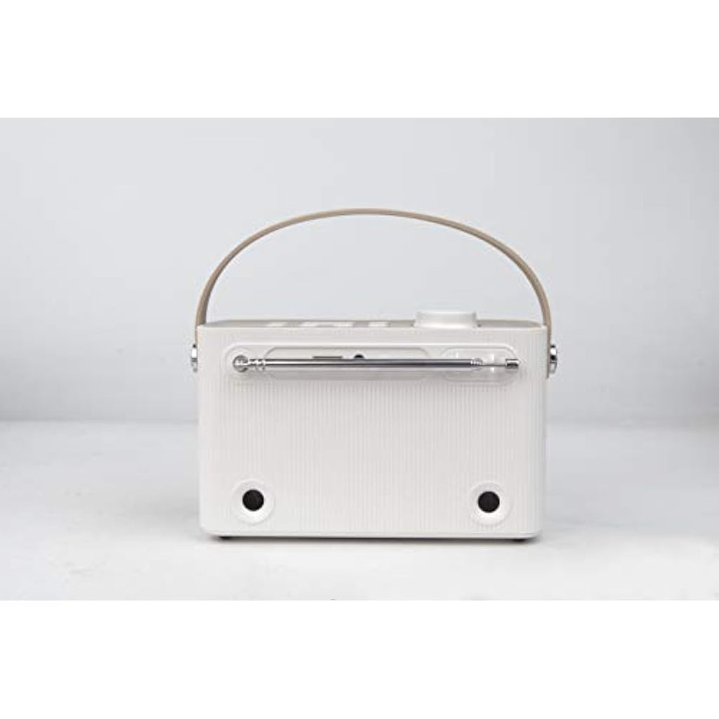 Roxel RDR-40 Portable DAB/DAB+ Digital FM Radio & Wireless Speaker - White