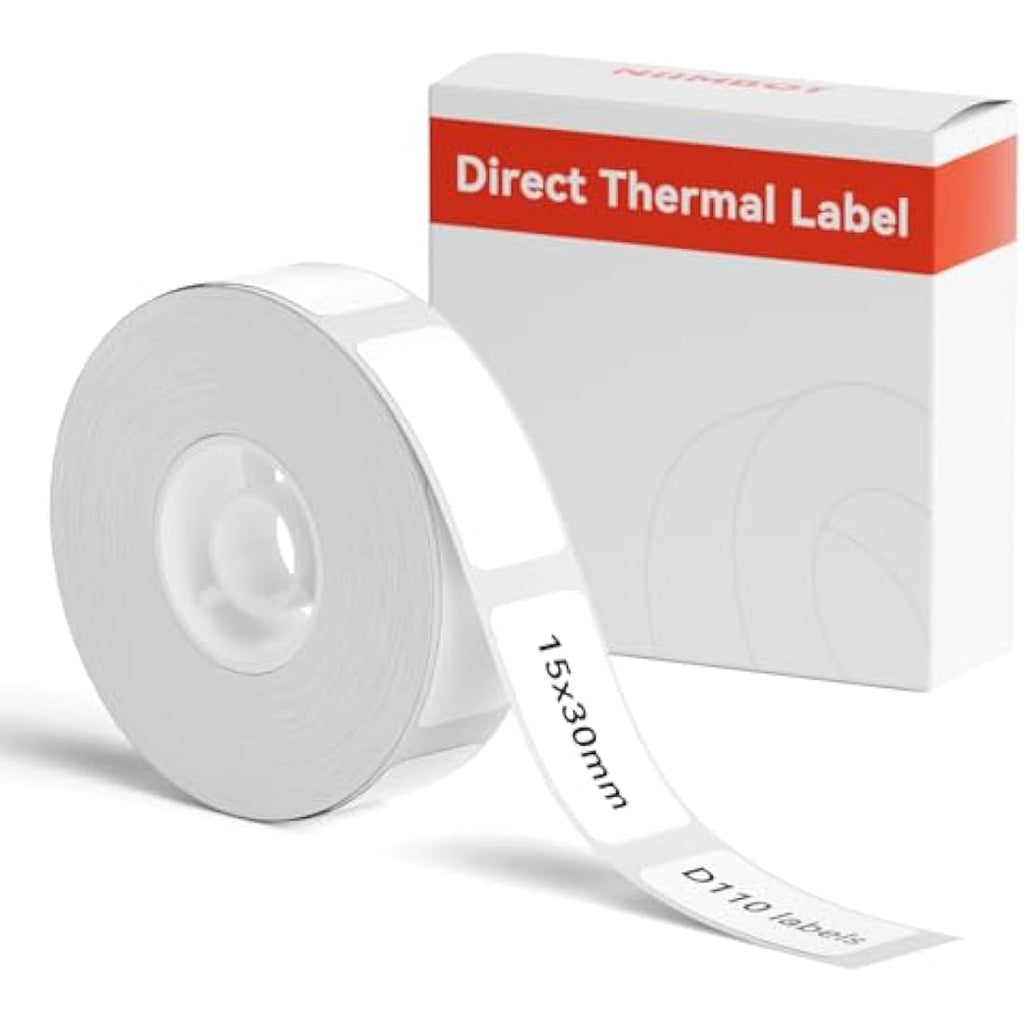 NIIMBOT Thermal Labels | 15x30mm Waterproof Stickers for D11 D110 D101
