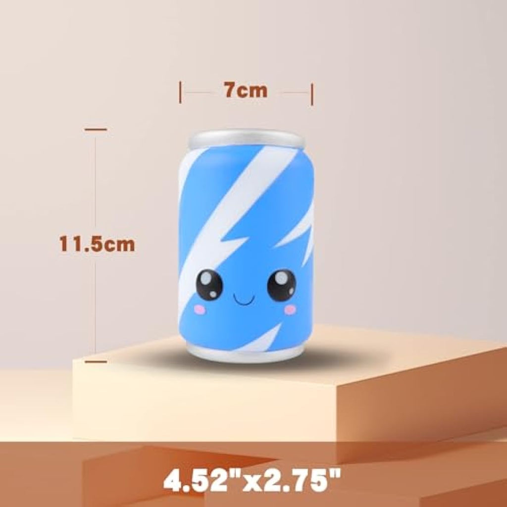 Anboor Blue Can Squishy Toy – Slow Rise Kawaii Squeeze Stress Relief