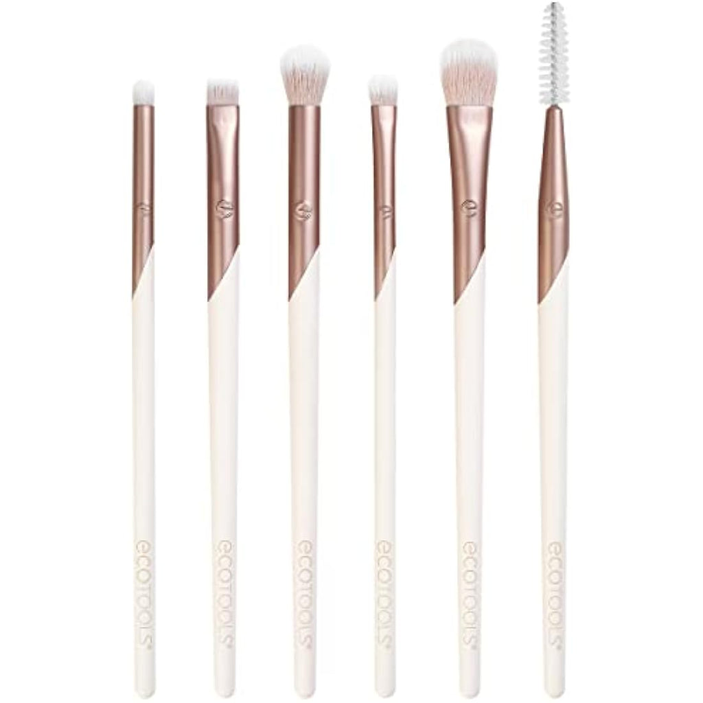 EcoTools Luxe Exquisite Eye Makeup Brush Kit | 6-Piece Precision Set