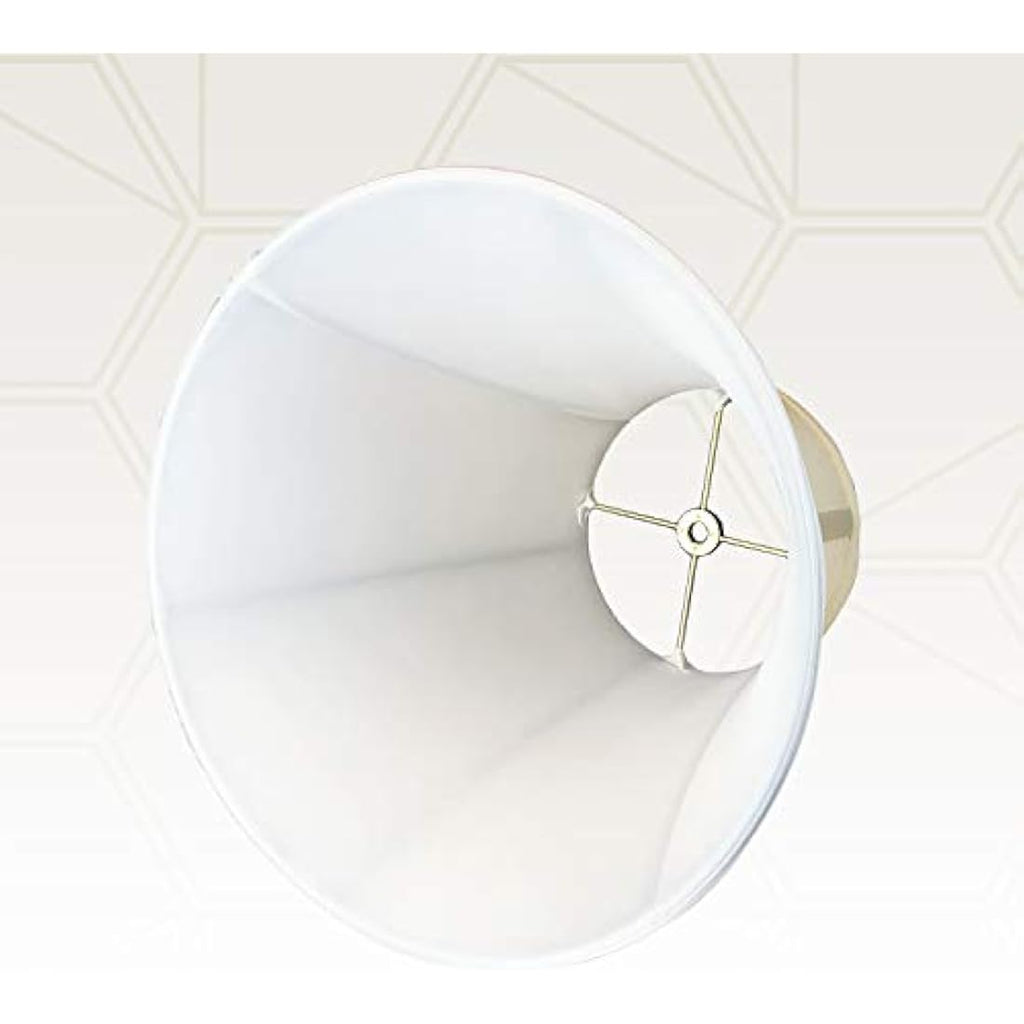 Royal Designs True Bell Lamp Shade | Beige Silk Shantung | 7x14x11.5