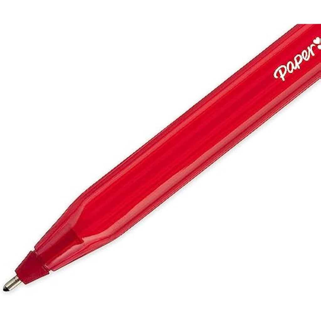 Paper Mate InkJoy 100ST Ballpoint Pens | Medium Point | Red | 50 Count