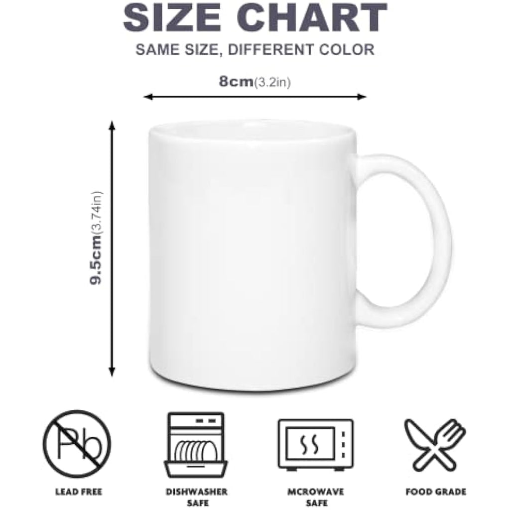 Sumex 11oz Sublimation Blanks White Ceramic Mugs - Set of 12