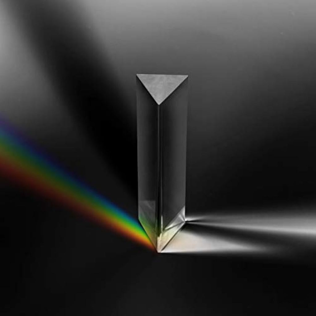 Belle Vous K9 Crystal Triangle Prism for Photography - 150mm Glass Refractor