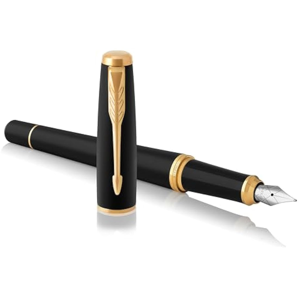 Parker Urban Duo Gift Set: Fountain & Ballpoint Pens - Muted Black Gold