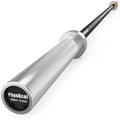 PhysKcal Olympic EZ Curl Bar – 4ft-6ft Steel Barbell for 2-Inch Plates