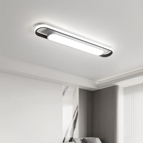 Jolof Store Modern LED Flush Mount Ceiling Lamp | 72cm Linear Metal Light