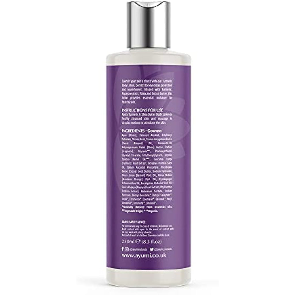Ayumi Turmeric Brightening Body Lotion with Vitamin C & Shea Butter