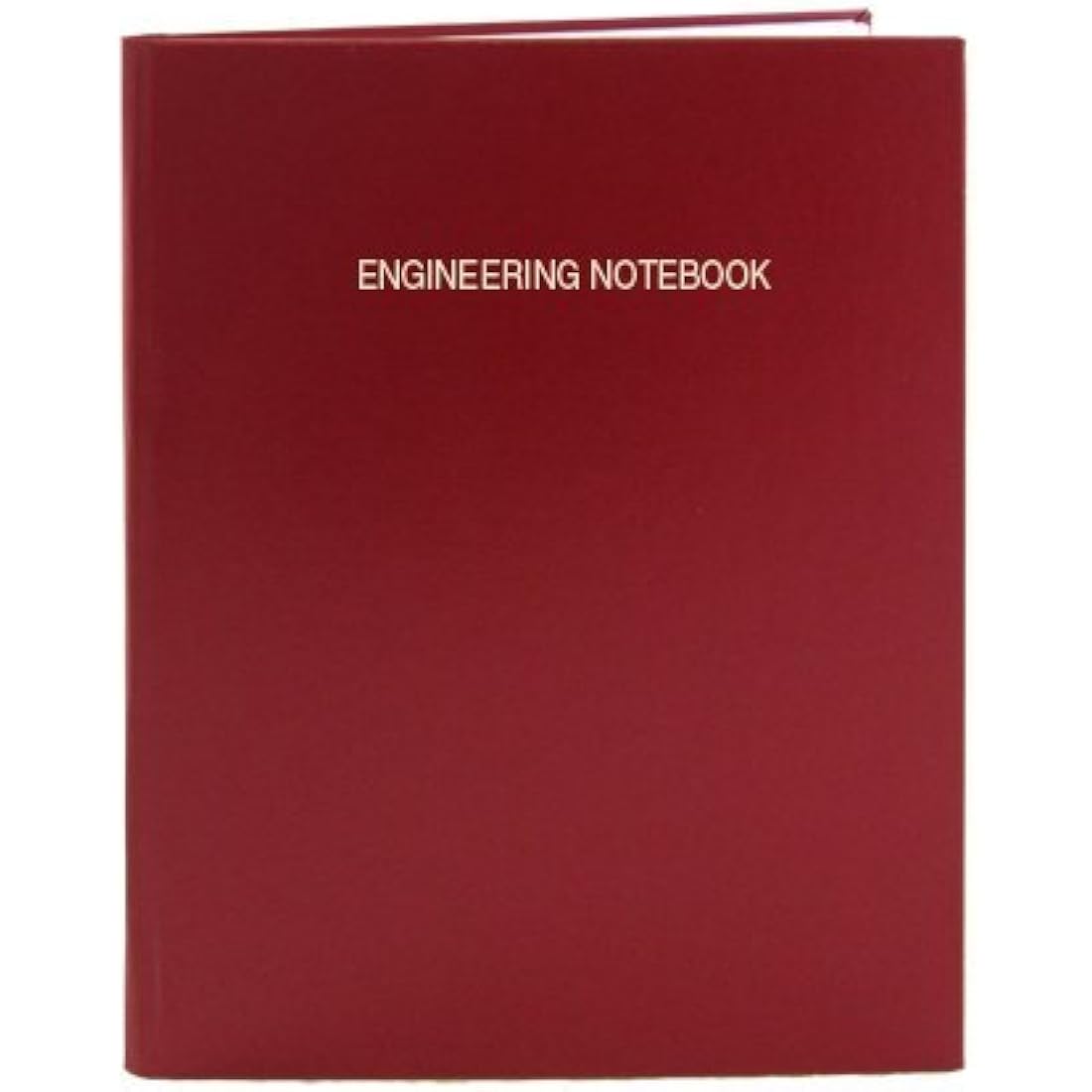 BookFactory Engineering Notebook – Red Hardbound 1/4" Grid Lab Journal