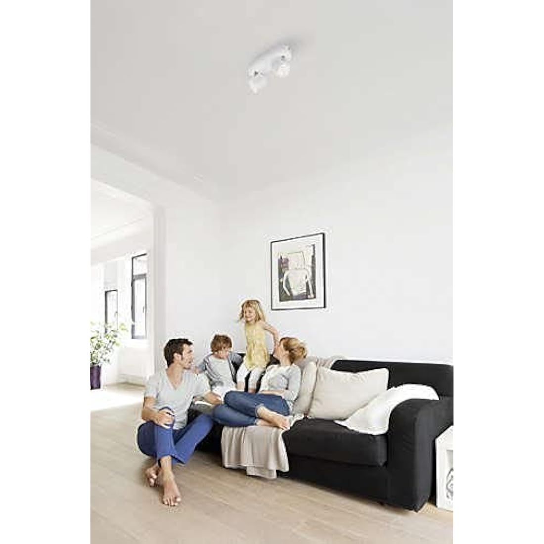 Philips MyLiving Star LED Ceiling Spotlight Bar | 2-Light Warm White