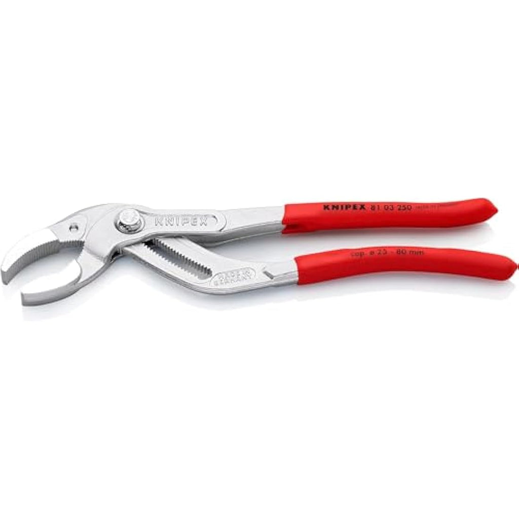 Knipex Siphon and Connector Pliers – 250mm Chrome-Plated Tool