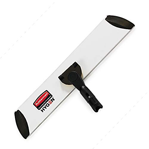 Rubbermaid HYGEN 18-Inch Microfiber Mop Quick-Connect Frame – Silver/Black