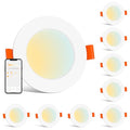 ChangM 3 Inch Smart LED Downlights | 8W Alexa & Bluetooth Recessed Lights