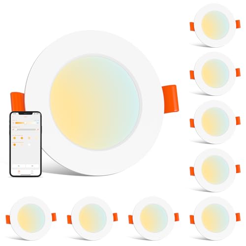 ChangM 3 Inch Smart LED Downlights | 8W Alexa & Bluetooth Recessed Lights