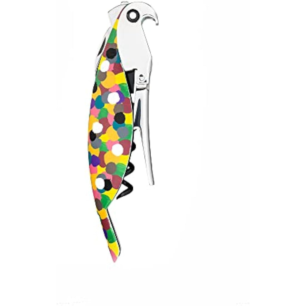 Alessi Parrot Sommelier Corkscrew – Multicolor Cast Aluminium Wine Opener