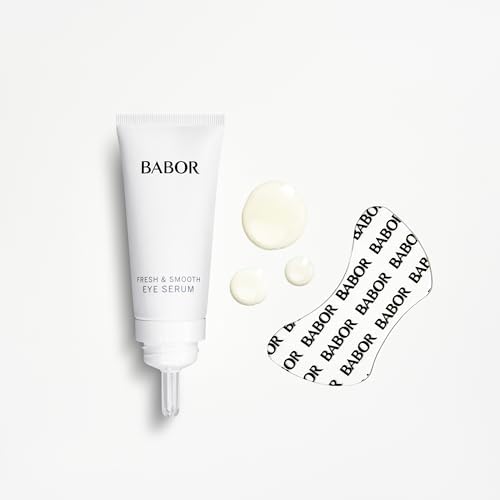 BABOR Instant Fresh & Smooth Eye Serum and Reusable Eye Pads - 15ml