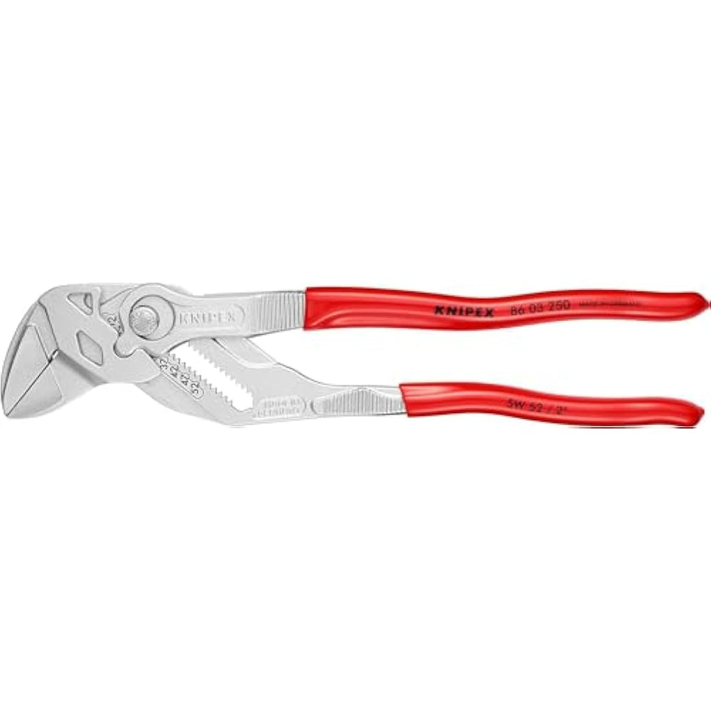 KNIPEX Pliers Wrench | 250mm Chrome-Plated Adjustable Spanner Tool