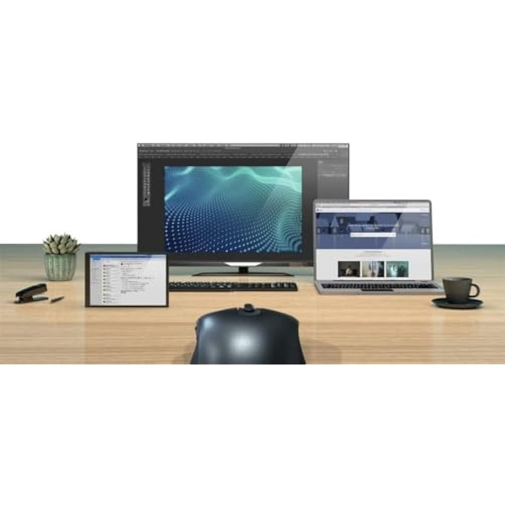 Hama MW-650 Wireless Optical Mouse | 6-Button Multi-Device Bluetooth – Black