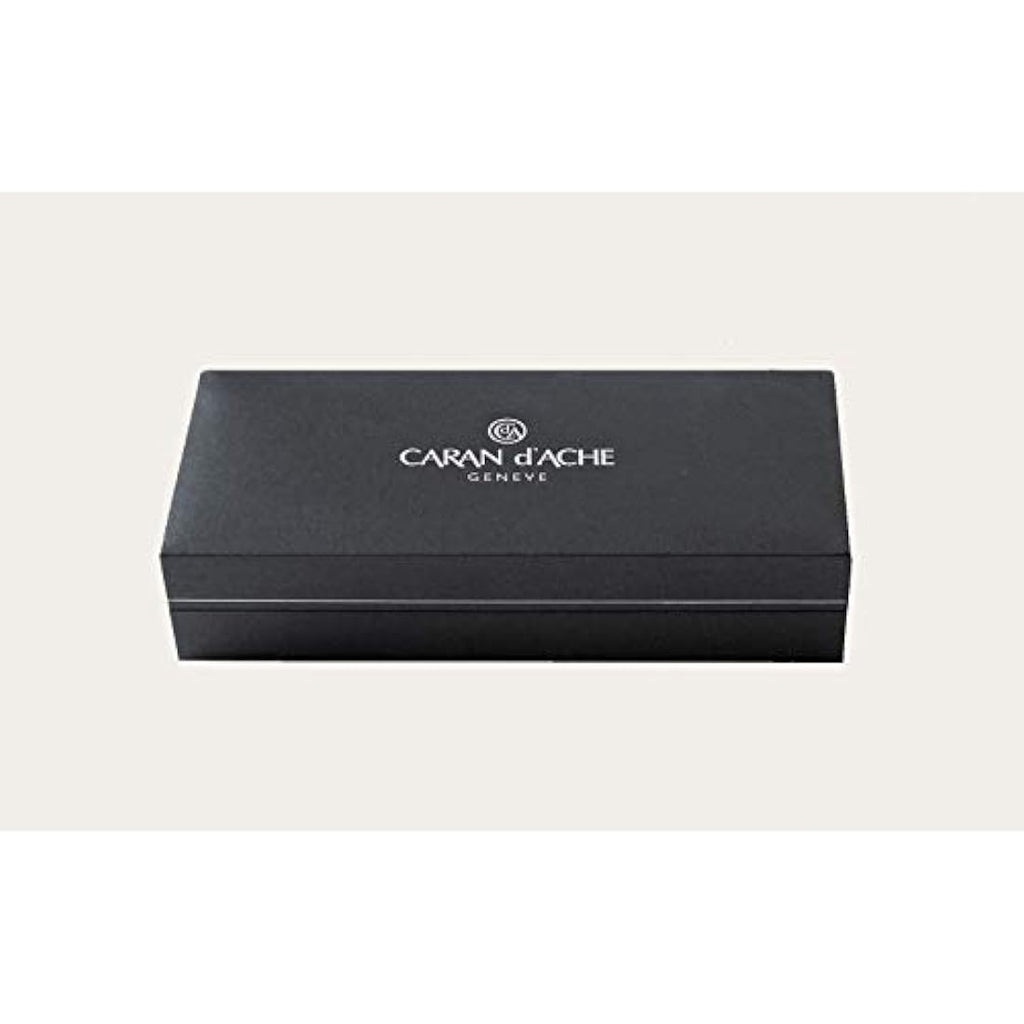 Caran d'Ache Chevron Fountain Pen – Rhodium-Coated Silver-Plated Brass