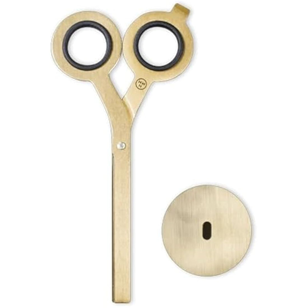HMM Gold Table Scissors | Japanese Stainless Steel with Base – Jolof Store