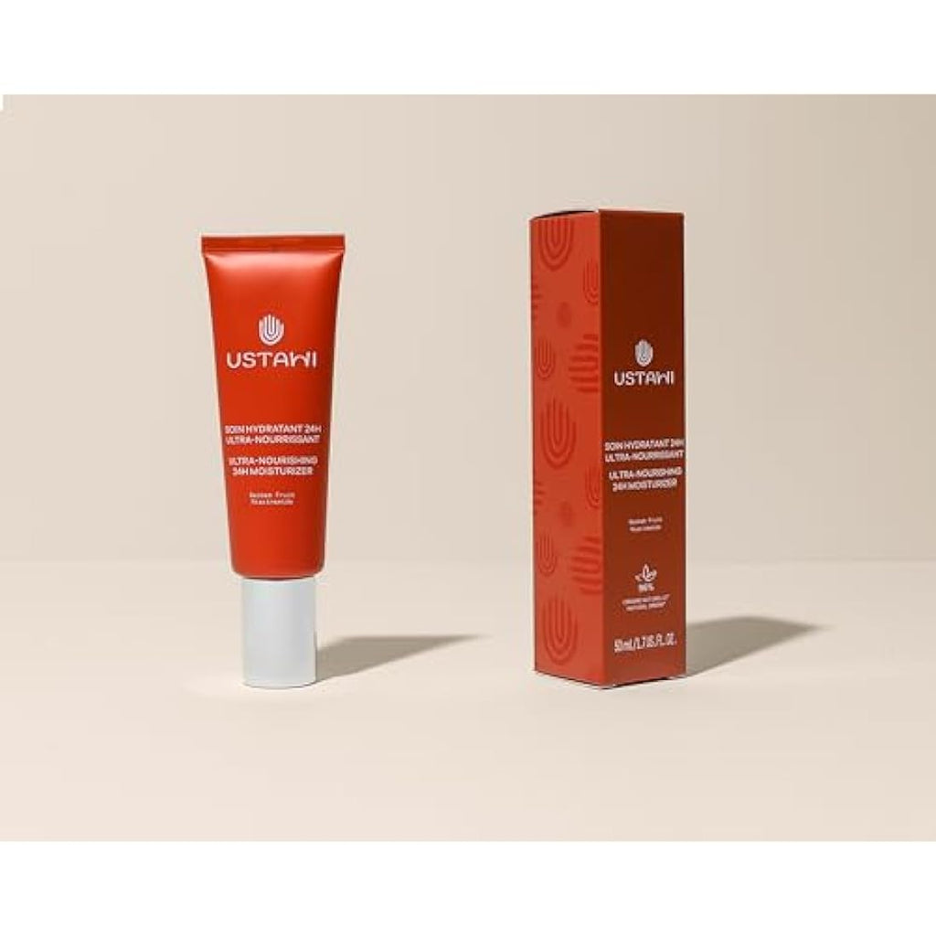 Ustawi Ultra-Nourishing Moisturiser | Vitamin C & Baobab for Dry Skin 50ml
