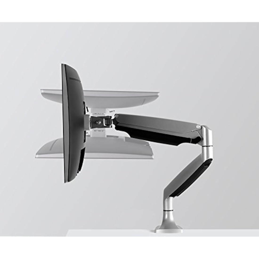 Mount-It! Single Monitor Arm – Gas Spring Desk Mount for 19-32" Screens