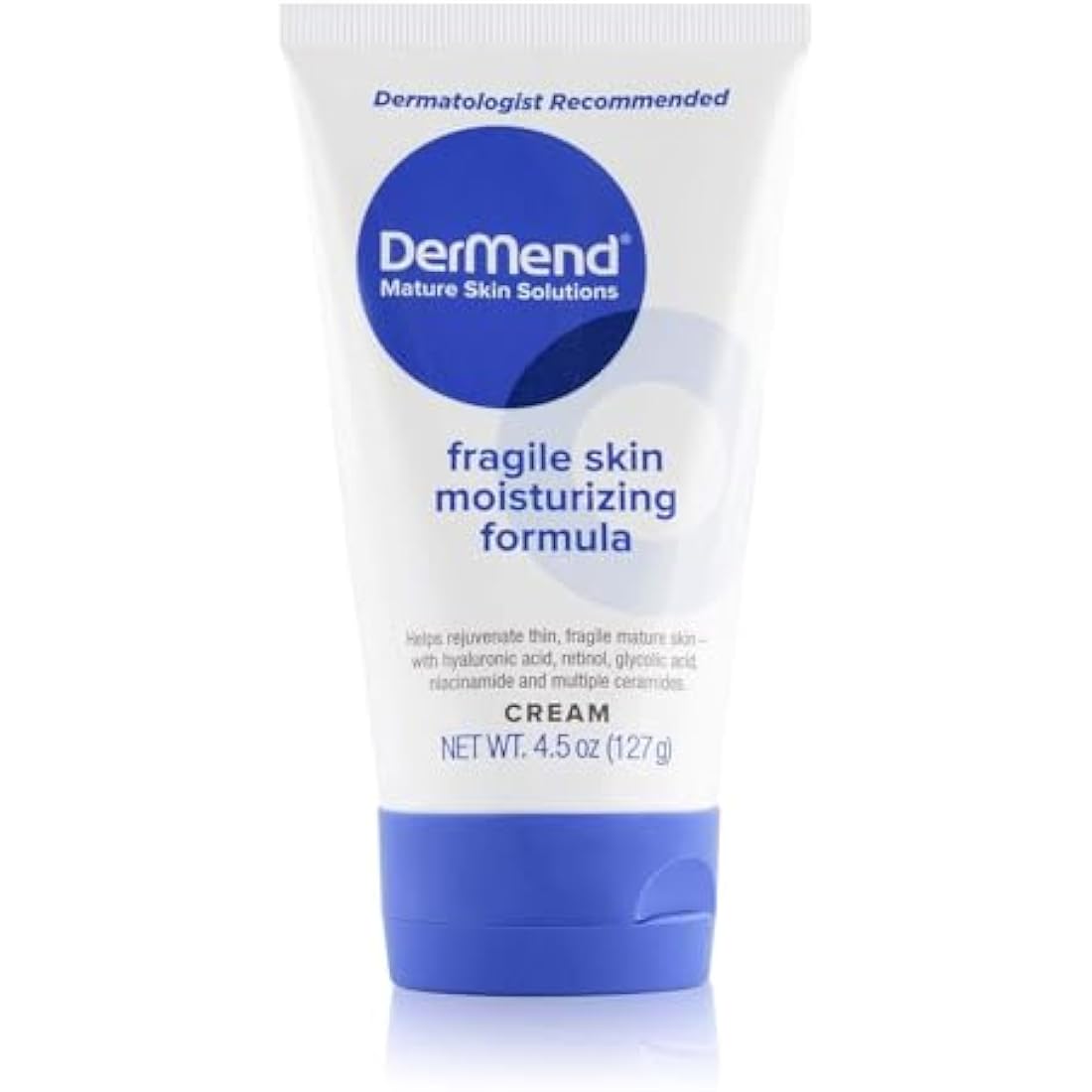 Dermend Fragile Skin Moisturizing Cream for Mature Skin - 4.5 Oz