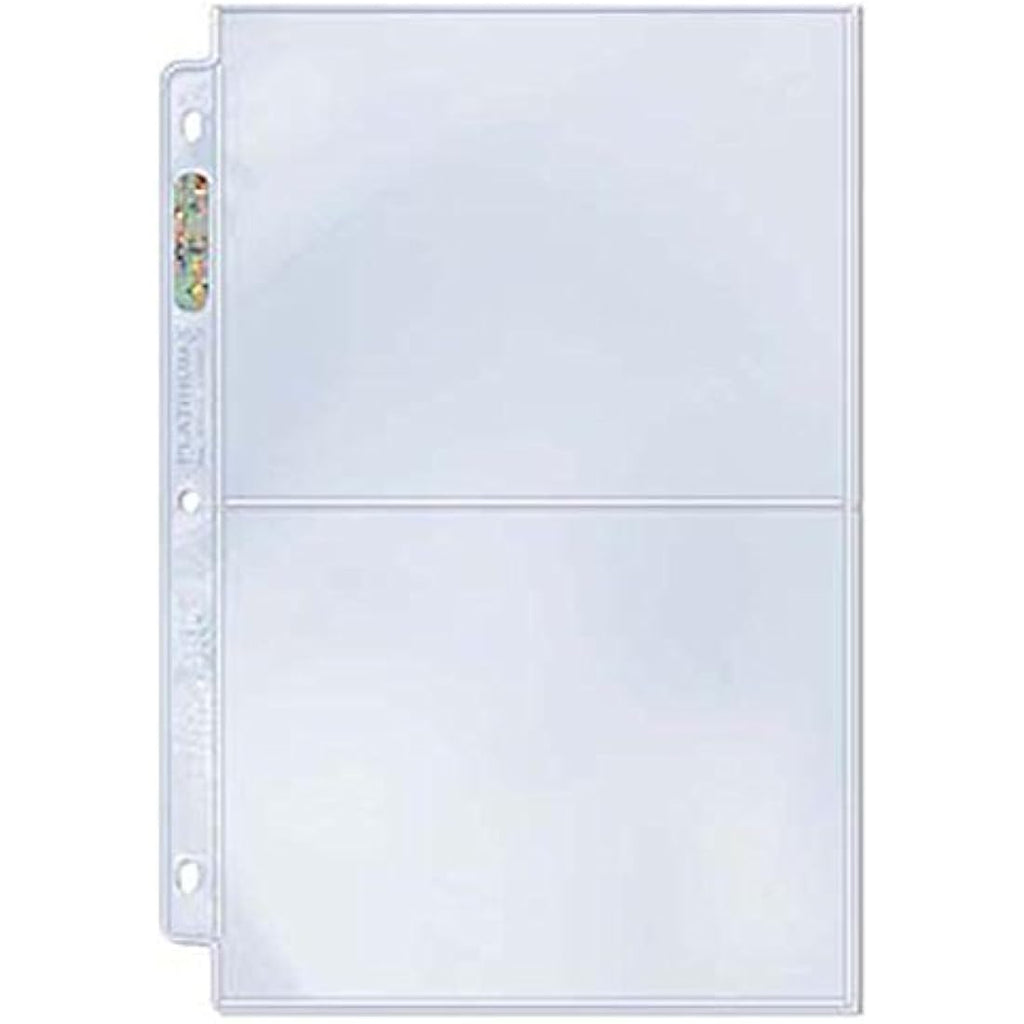 Ultra Pro 2-Pocket Platinum Pages for 5x7 Photos - 100 Count Box