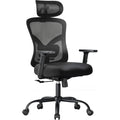 NOBLEWELL Ergonomic Mesh Office Chair | Adjustable Lumbar Support – Black