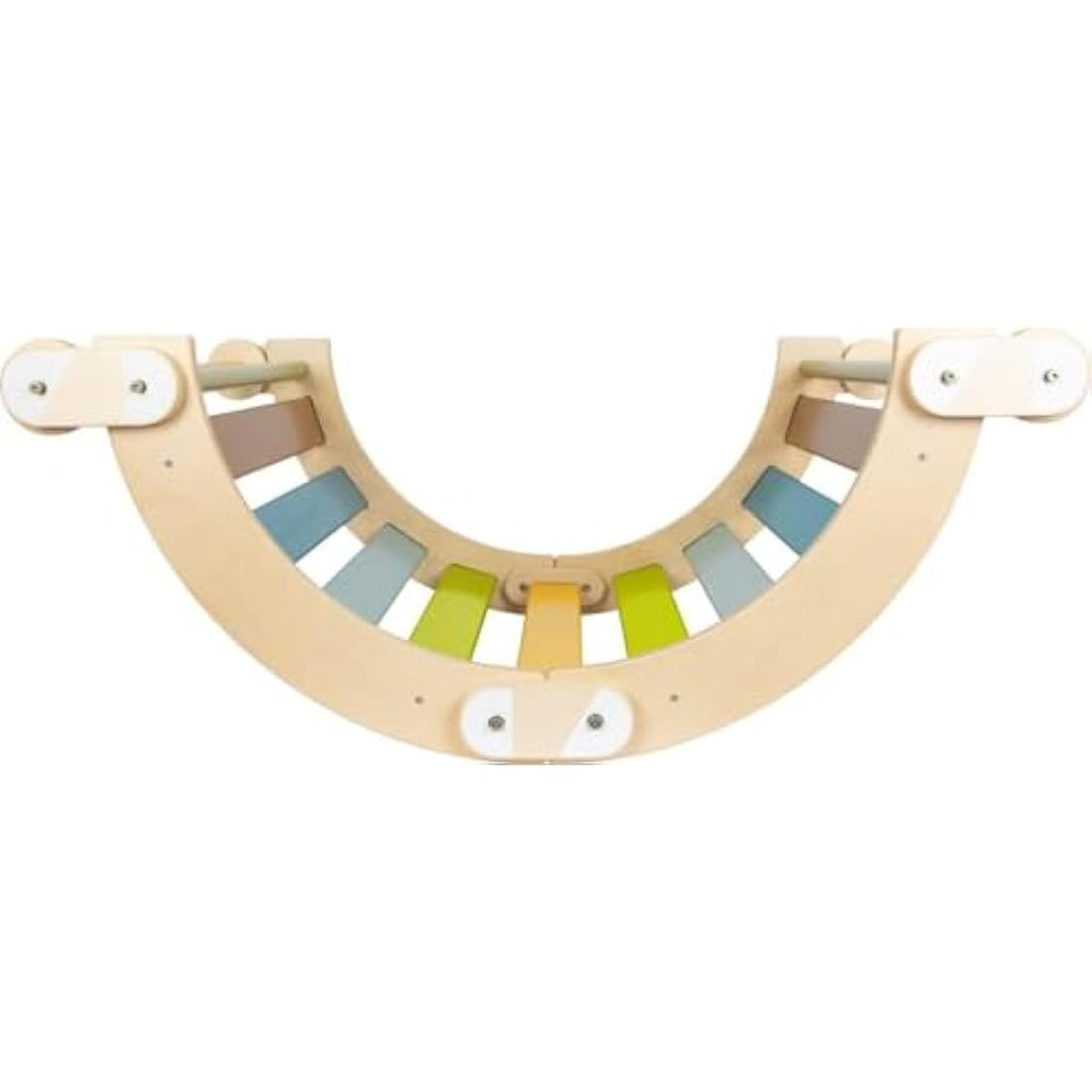 small foot Wooden Climbing Seesaw Adventure – Kids Indoor Exercise Toy