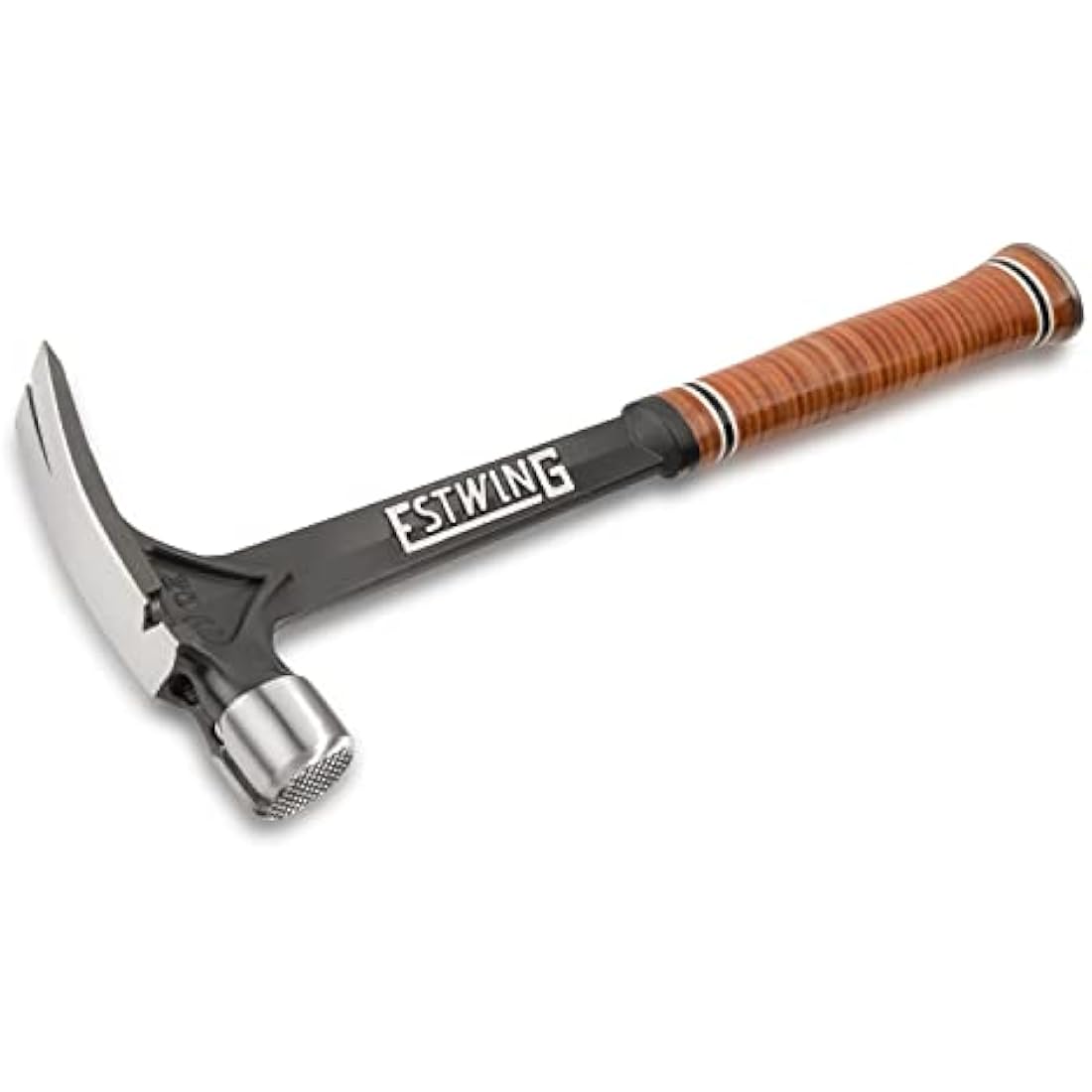 Estwing E19SM Ultra Framing Hammer – 19oz Milled Face Leather Grip