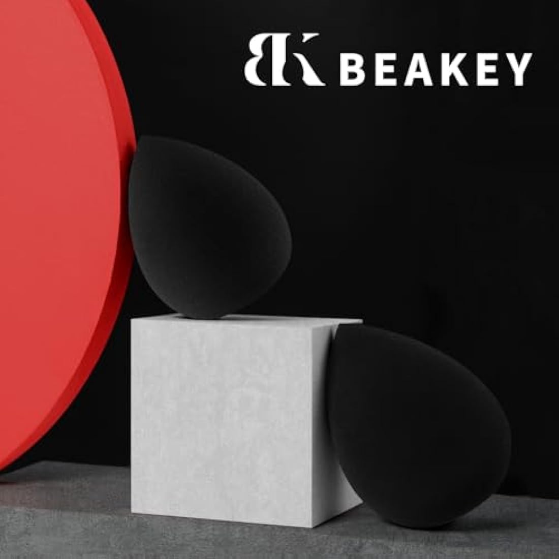 BEAKEY Makeup Sponge Set – 5 Pcs Latex Free Foundation Blending Sponges