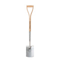 Kent & Stowe Garden Life Stainless Steel Digging Spade – Ash Wood Handle